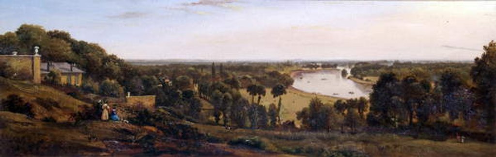 Detail of View from Richmond Hill, 1846 by George Hilditch