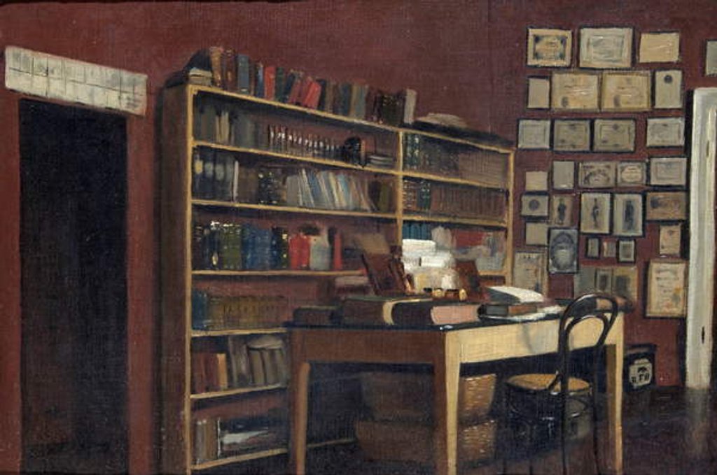 Detail of Corner of Sir Richard Burton's Study, 1889 by Albert Letchford