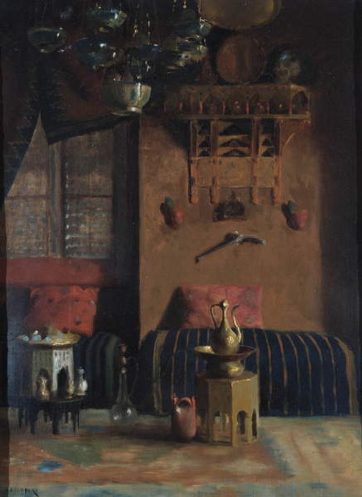 Detail of Sir Richard Burton's Smoking Room, 1889 by Albert Letchford