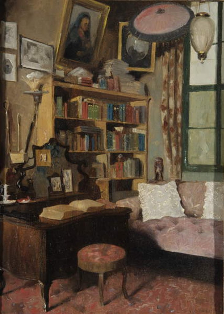 Detail of Corner of Sir Richard Burton's Study, 1889 by Albert Letchford