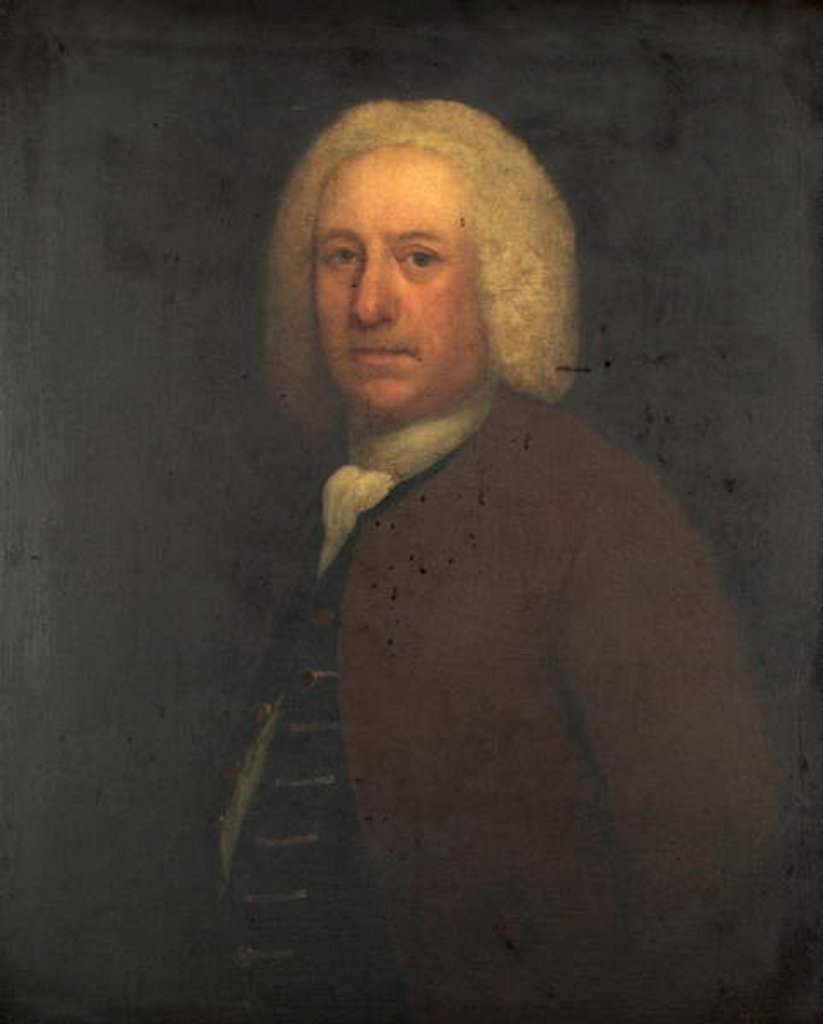 Detail of Portrait of a Gentleman by English School