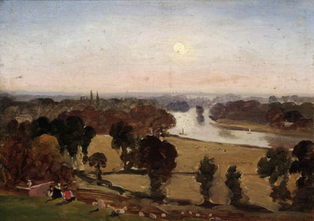 Detail of View from Richmond Hill by George Hilditch