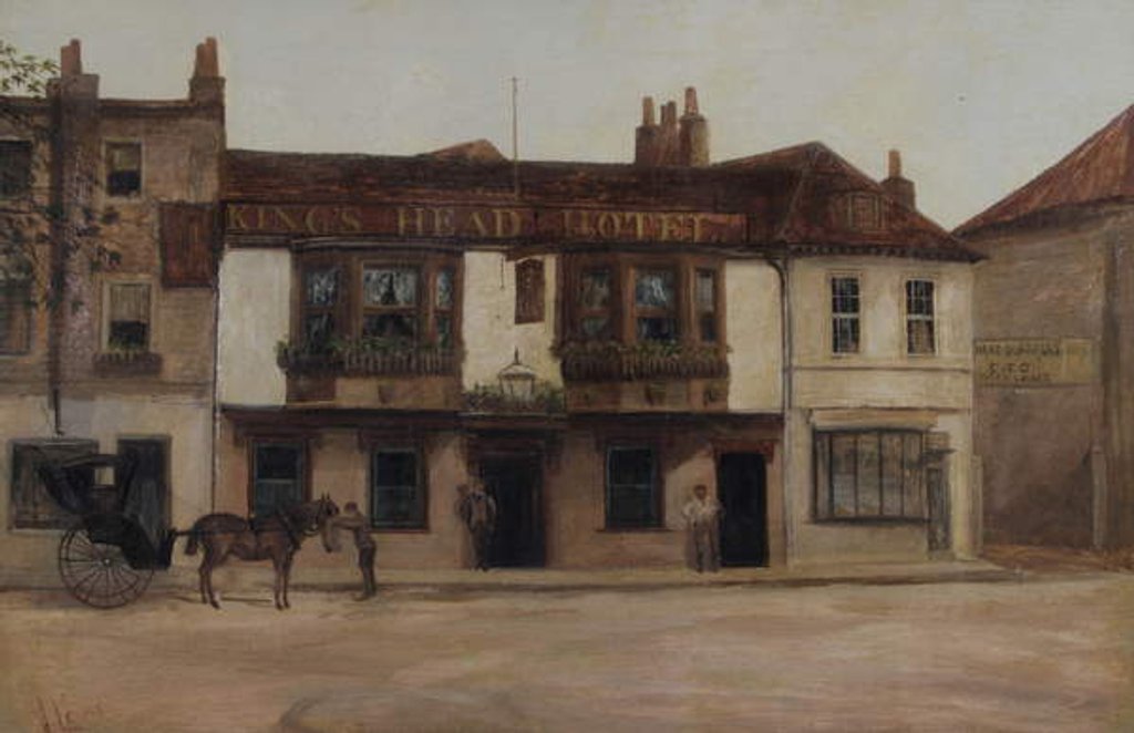 Detail of King's Head Hotel, Richmond by James Lewis