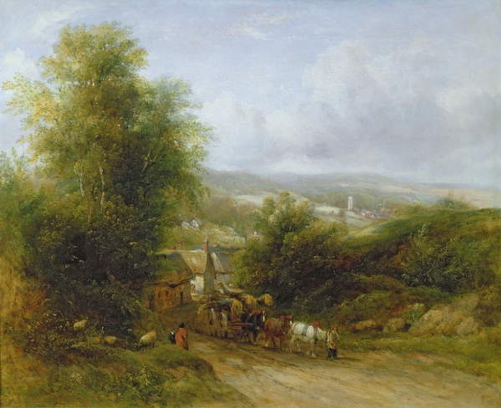 Detail of The Timber Gill by Frederick Waters Watts