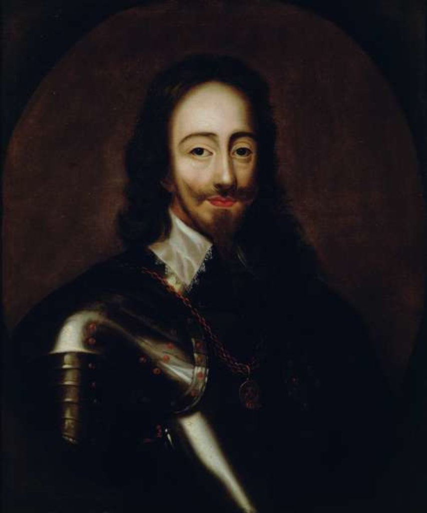 Detail of Portrait of Charles I in armour, c.1670 by Peter Lely