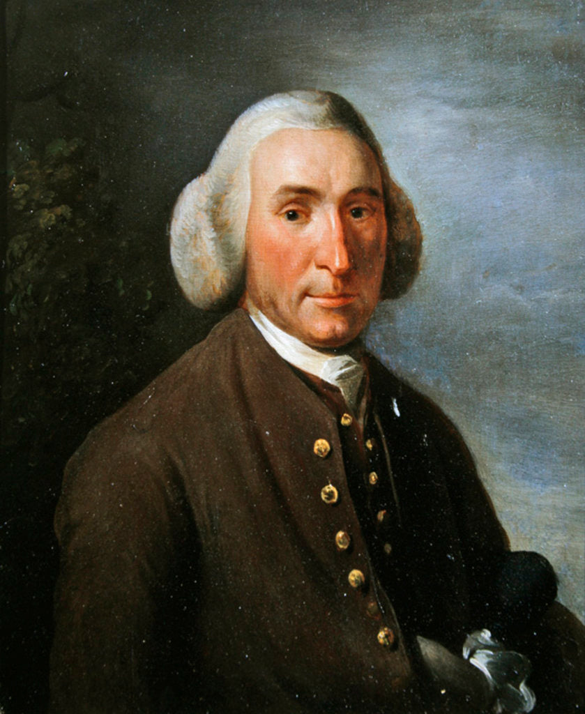 Detail of Portrait of a gentleman by John Singleton Copley