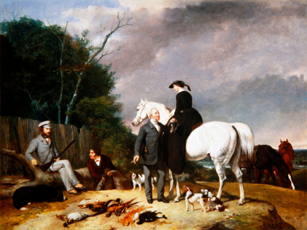 Detail of The First of October, 1856 by Abraham Cooper