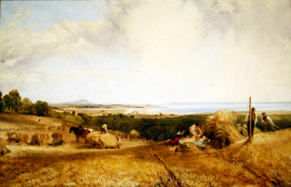 Detail of The Harvest Field, 1846 by Frederick Richard Lee