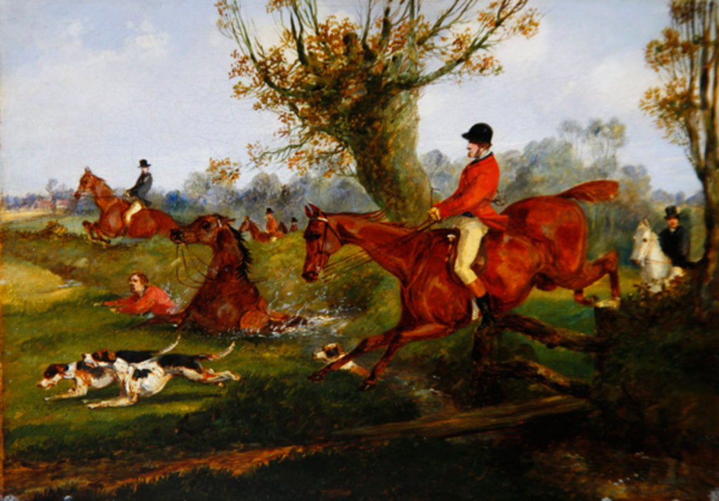 Detail of Waterjump, c.1840 by Henry Thomas Alken