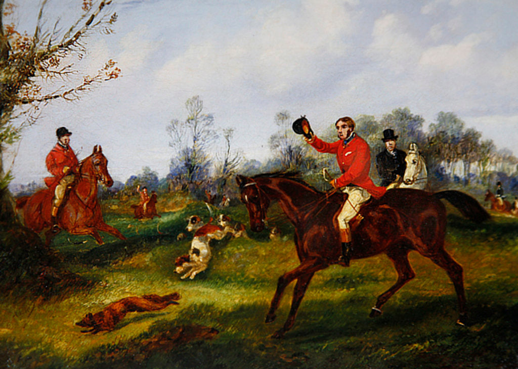 Detail of The Find, c.1840 by Henry Thomas Alken