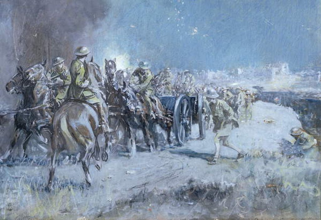 Detail of The Ammunition Column by Gilbert Holiday