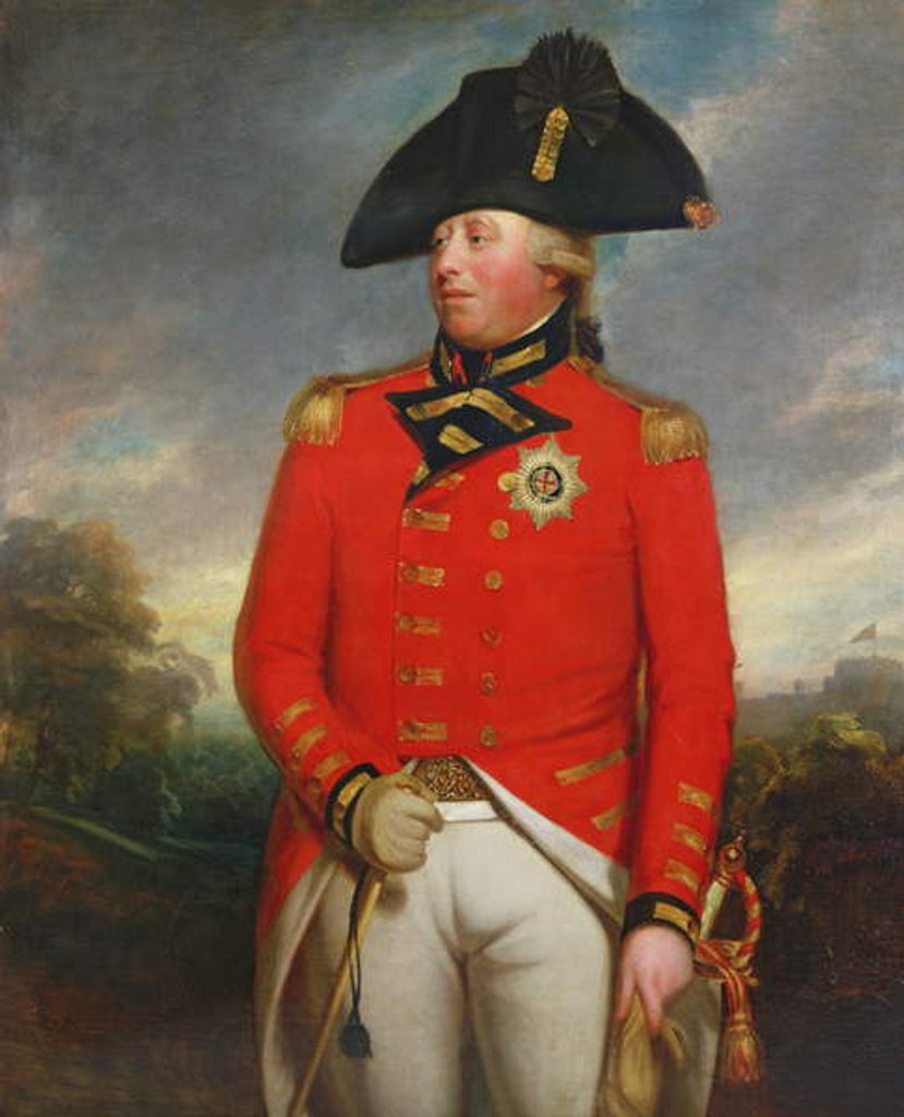 Detail of Portrait of King George III by William Beechey