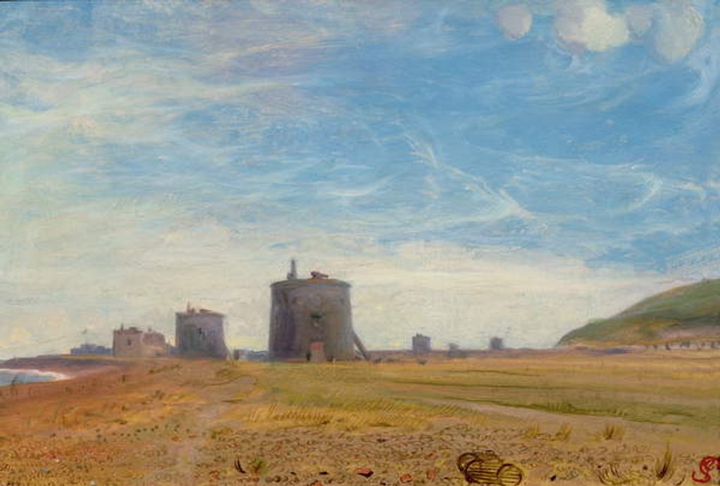 Detail of Martello Towers by James Sant