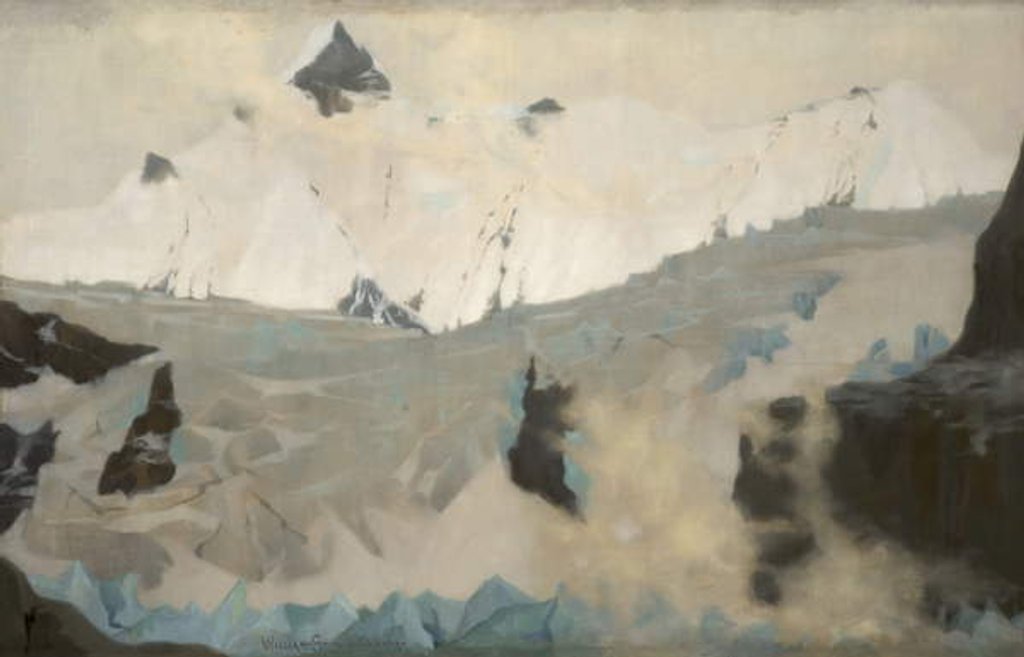 Detail of The White Mountain, 1888 by William Stott