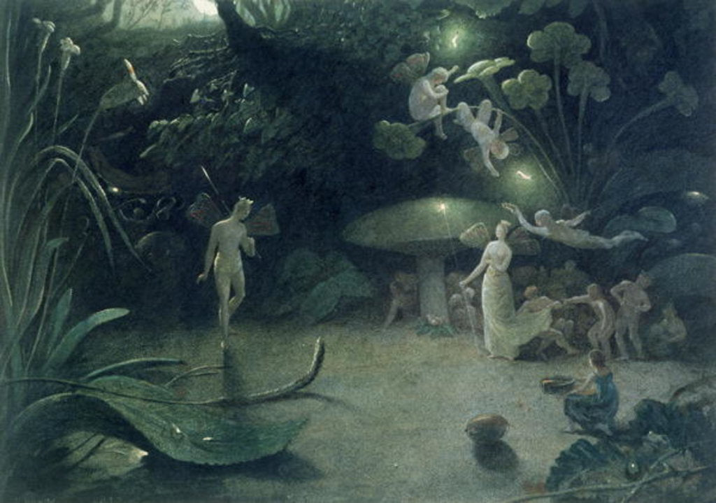 Detail of Scene from 'A Midsummer Night's Dream', 1832 by Francis Danby
