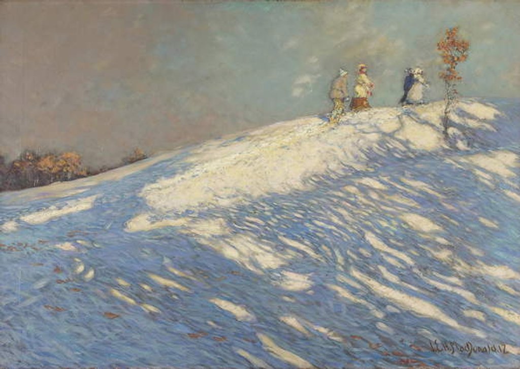 Detail of Morning Shadows, 1912 by James Edward Hervey Macdonald