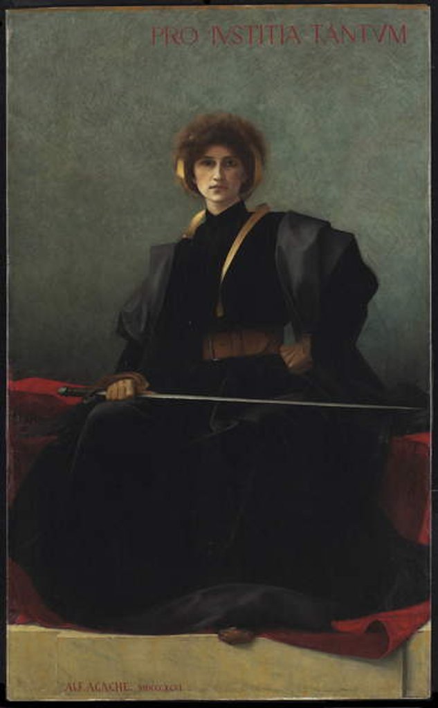 Detail of The Sword, 1896 by Alfred Pierre Agache