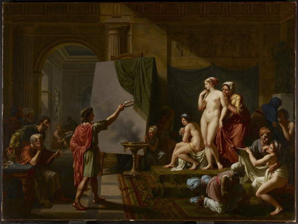 Detail of Zeuxis Choosing his Models, 1797 by Nicolas Andre Monsiau