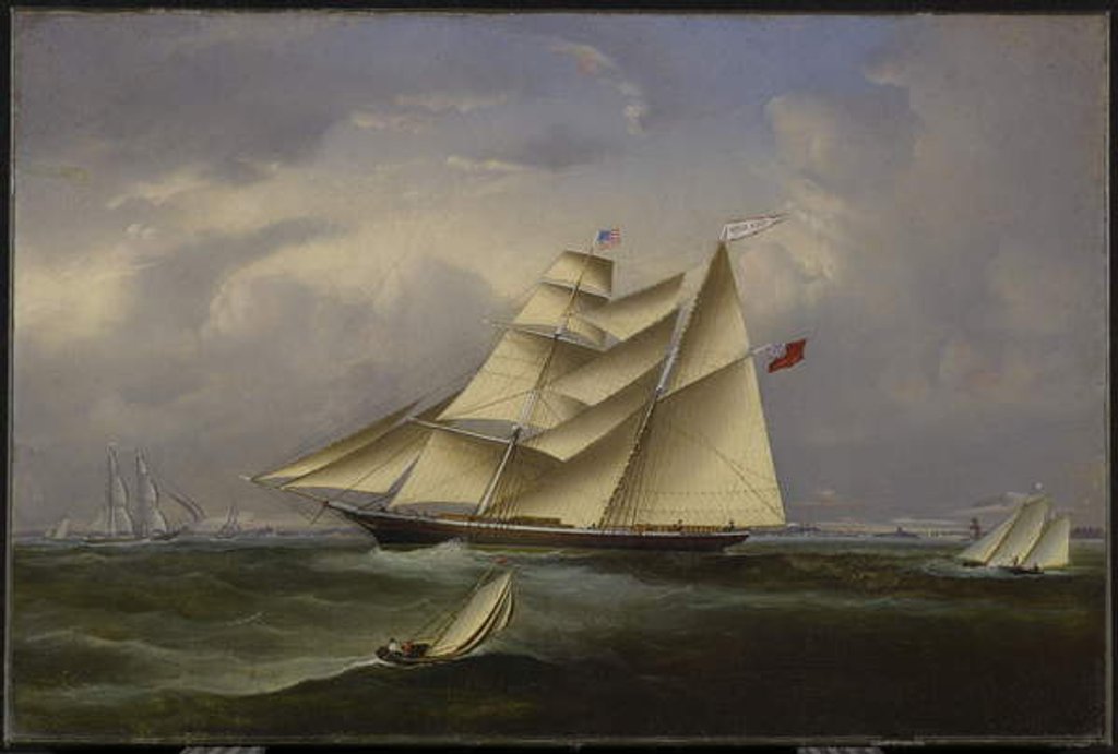 Detail of The 'Ocean Bride' Leaving Halifax Harbour, 1854 by John O'Brien