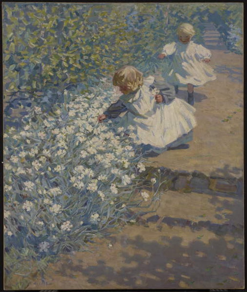 Detail of Picking Flowers, c.1912 by Helen Galloway McNicholl