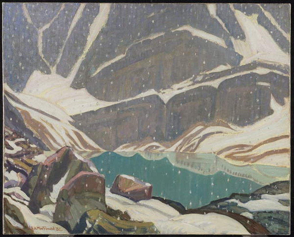Detail of Mountain Solitude, 1932 by James Edward Hervey Macdonald