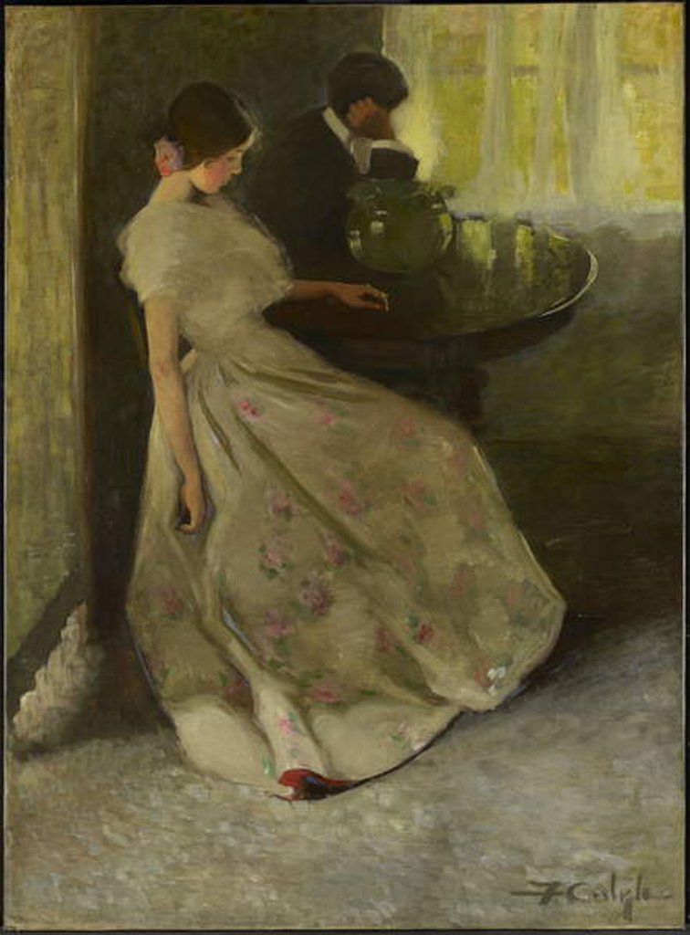 Detail of The Tiff, c.1902 by Florence Carlyle