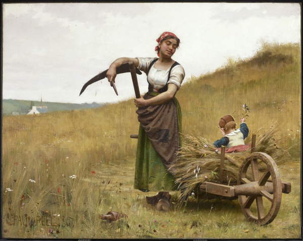 Detail of Adoration, 1885 by Paul Peel