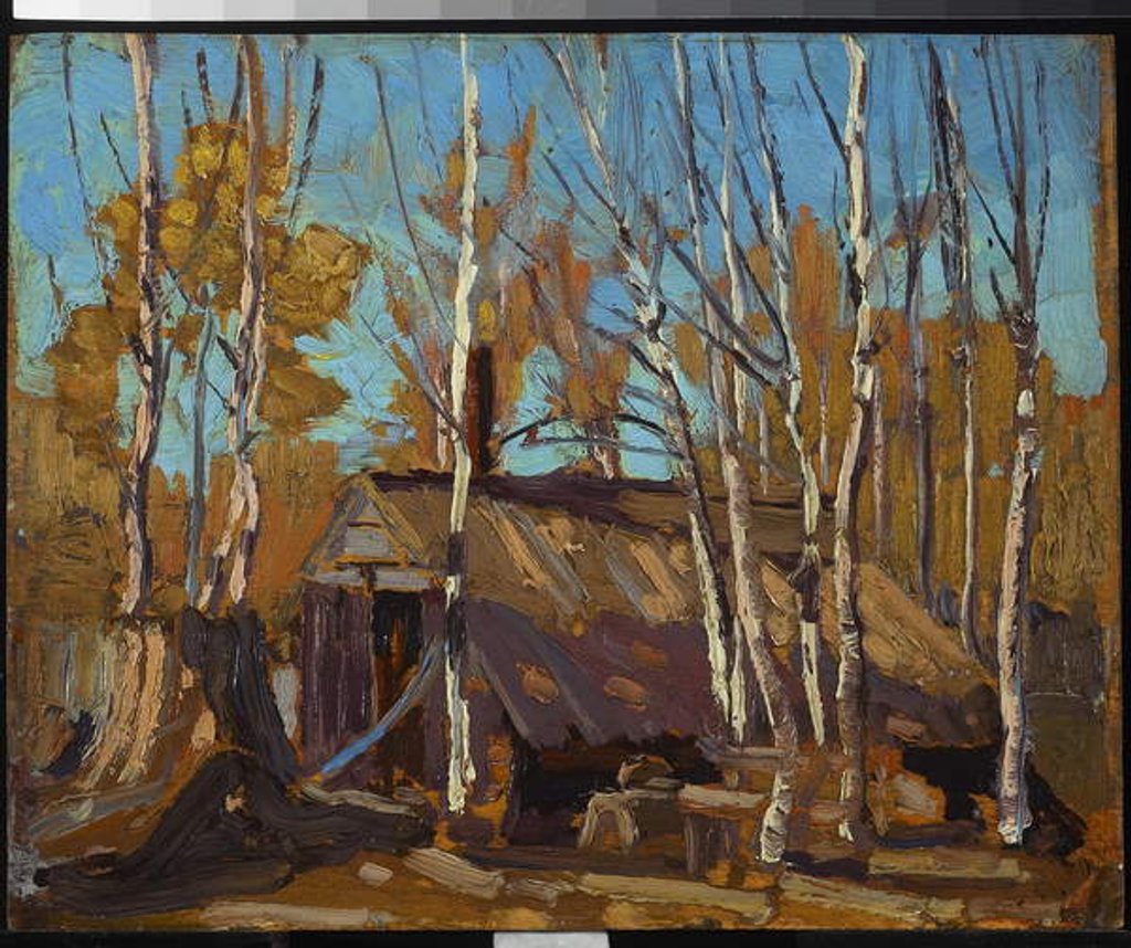 Detail of Shack in the North Country, 1914 by Thomas John Thomson