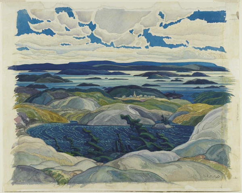 Detail of Bay of Islands, 1930 by Franklin Carmichael