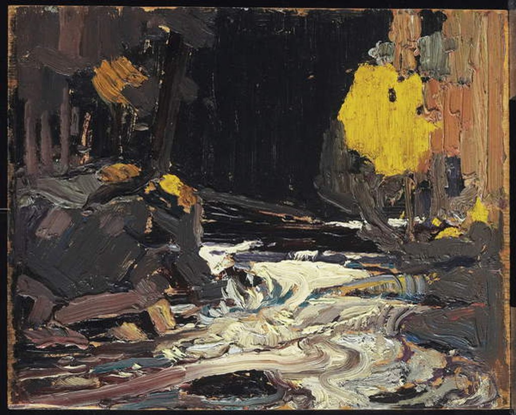 Detail of A Rapid, 1915 by Thomas John Thomson