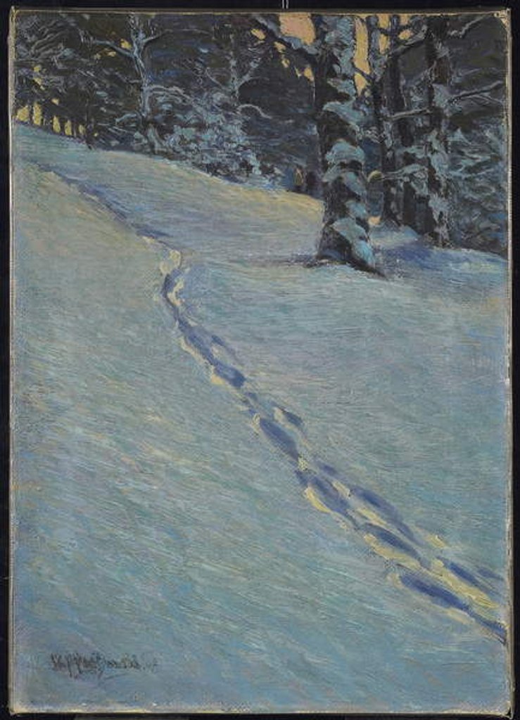 Detail of Morning after Snow, High Park, 1912 by James Edward Hervey Macdonald