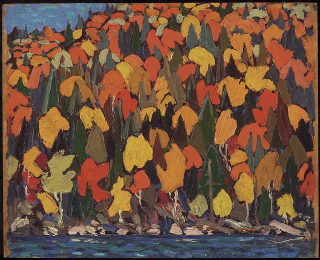 Detail of Autumn Foliage, Fall or Winter 1915 by Thomas John Thomson