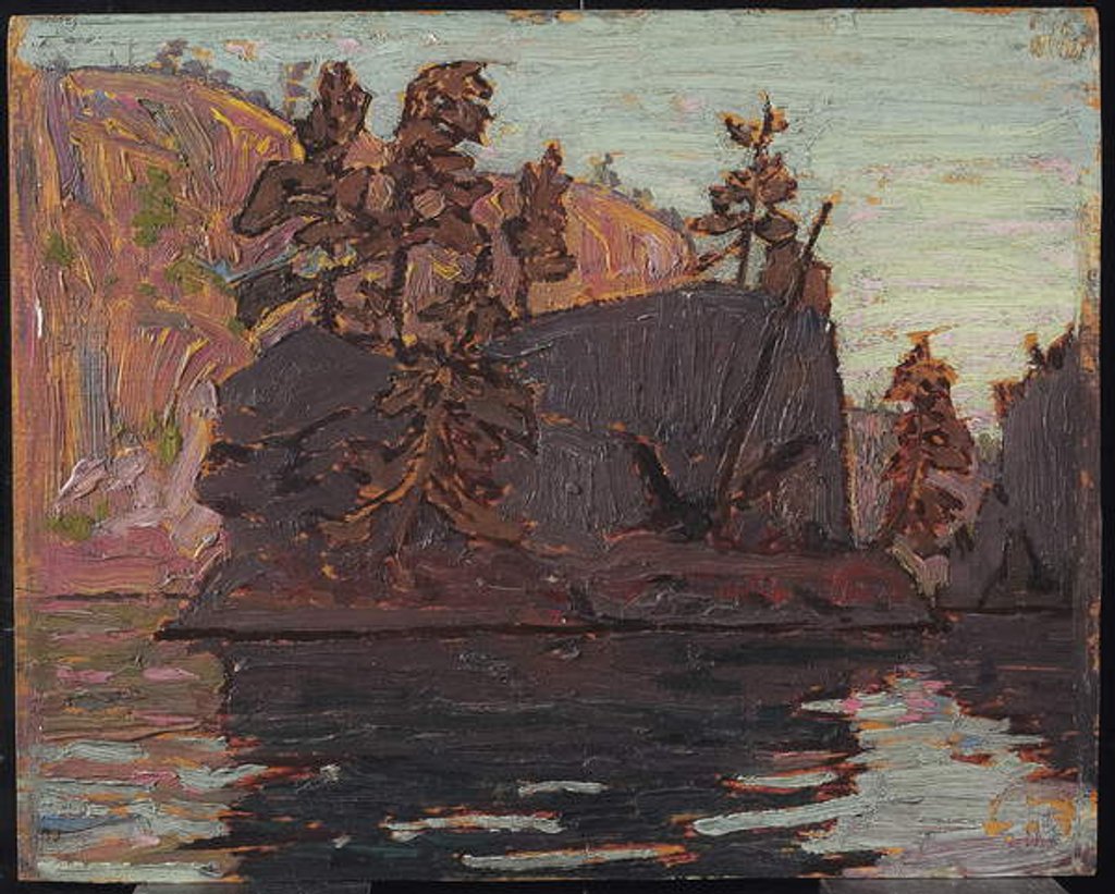 Detail of Petawawa Gorges, 1916 by Thomas John Thomson