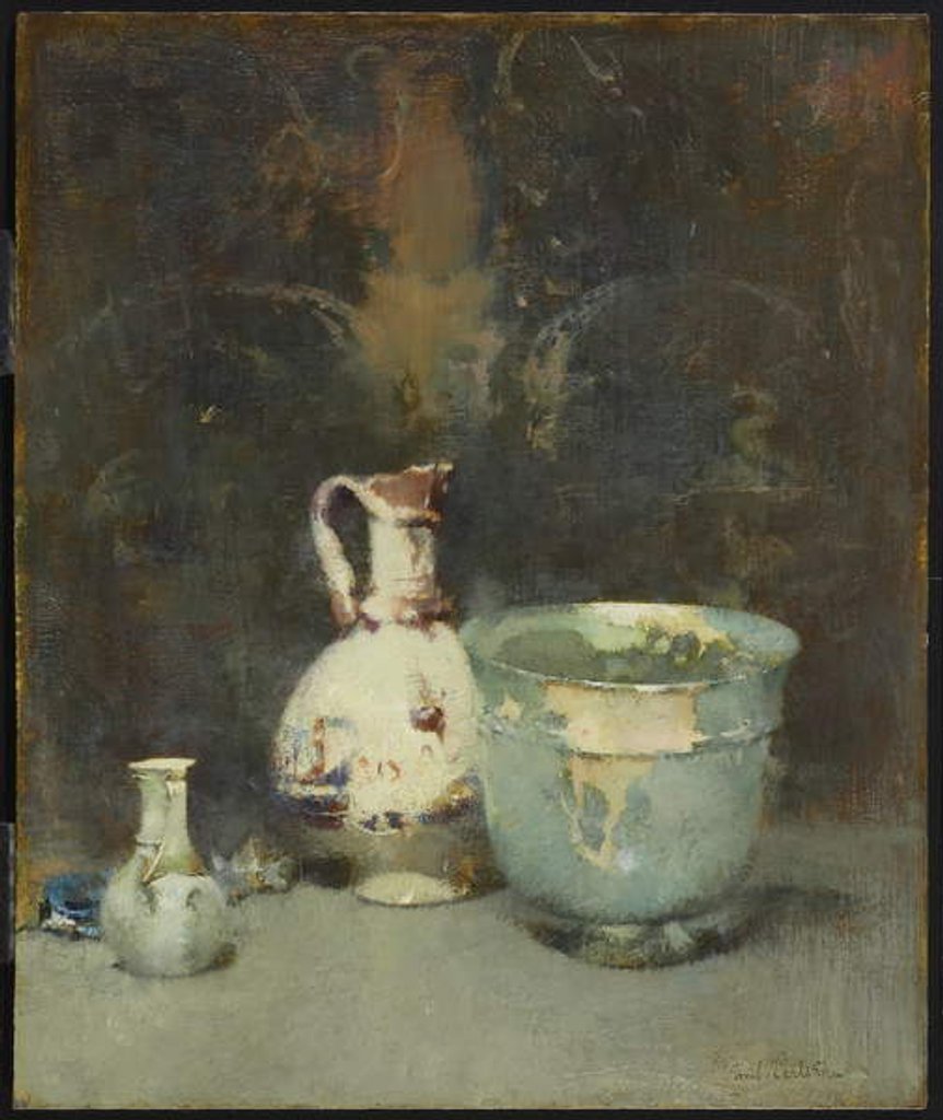Detail of Roman Bowl, c.1920 by Emil Carlsen