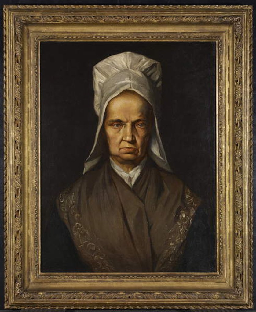 Detail of Louise Jumelin, 1838 by Jean-Francois Millet