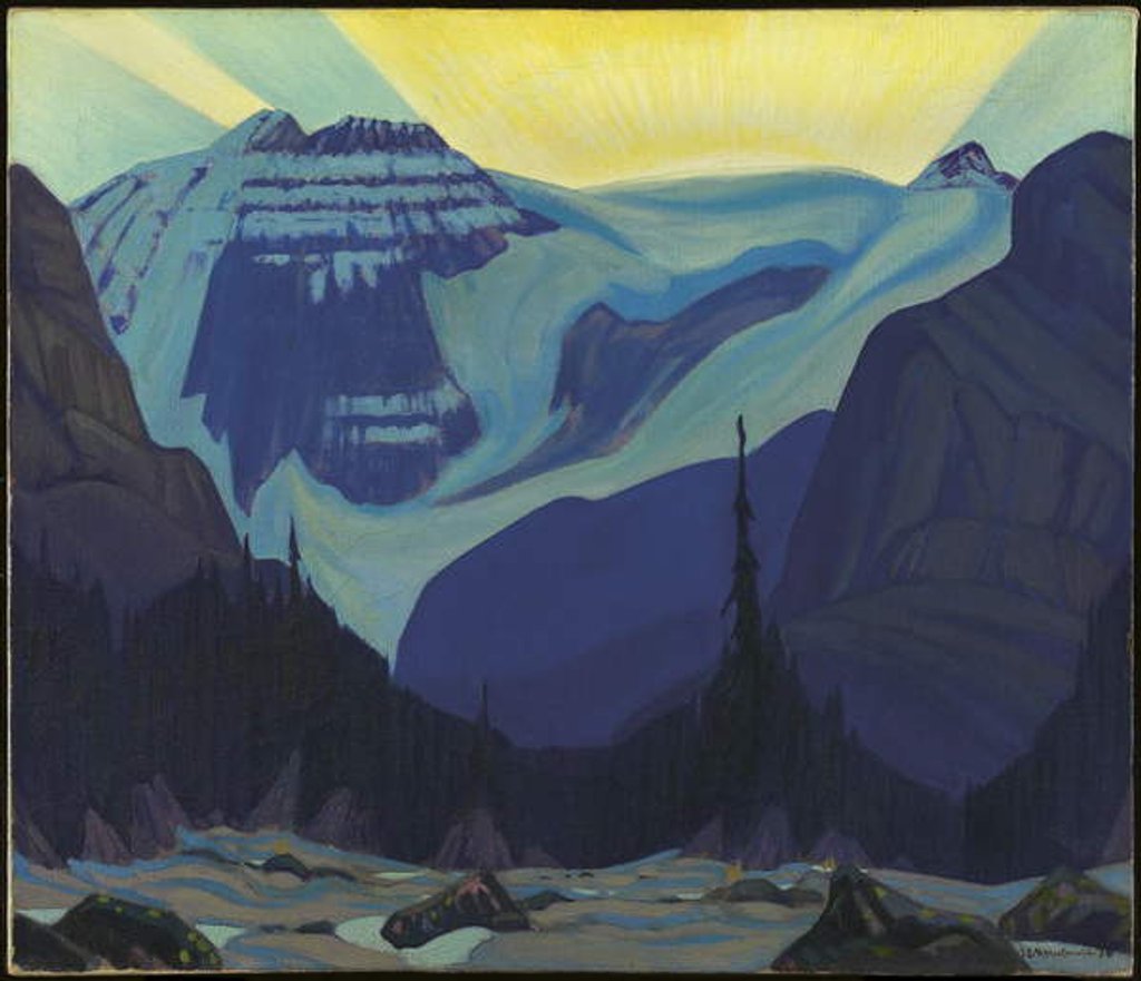 Detail of Early Morning, Rocky Mountains, 1926 by James Edward Hervey Macdonald