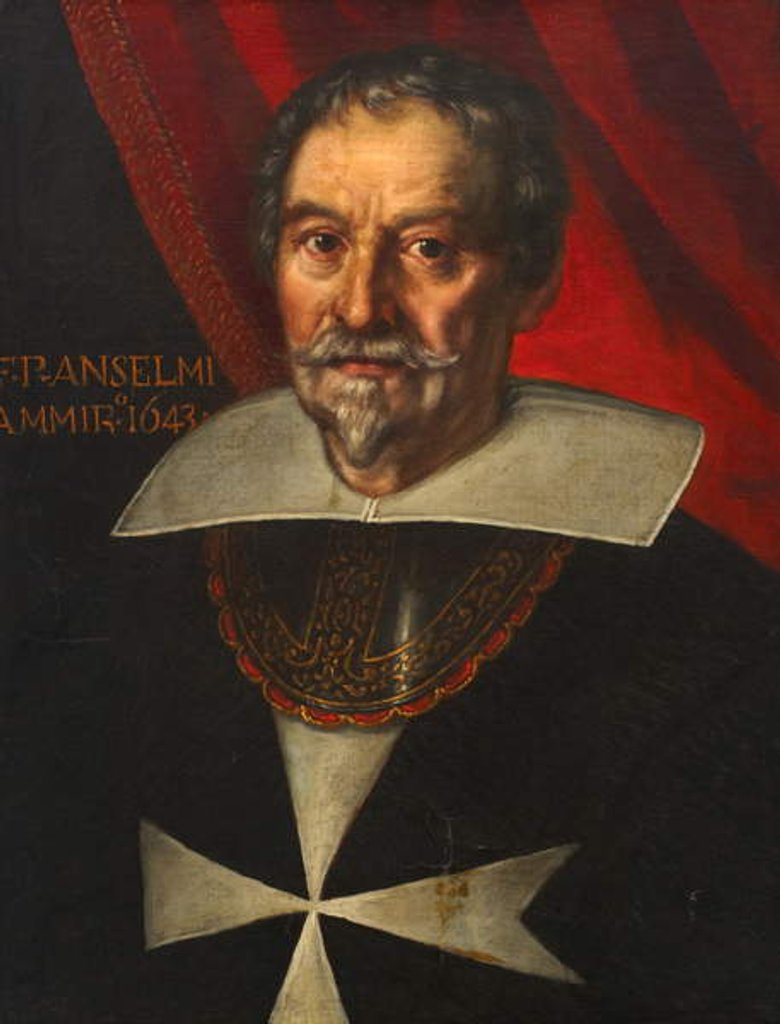 Detail of Pietro Anselmi, 1643 by Bernardo Strozzi