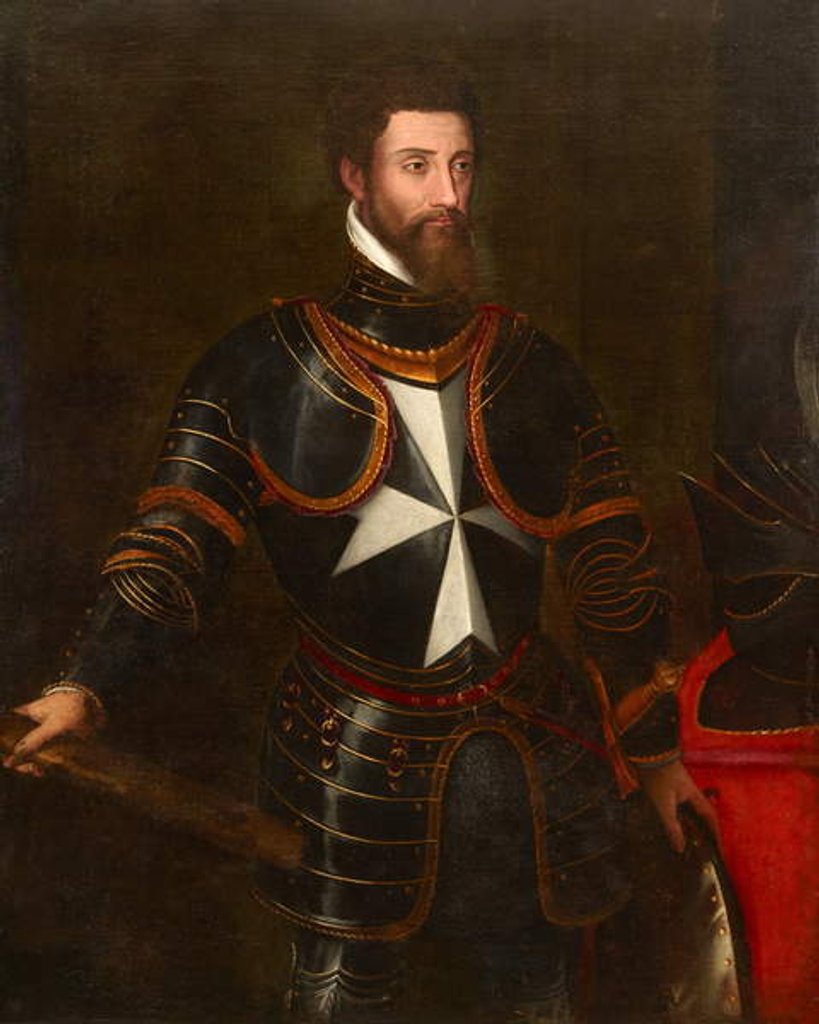 Detail of Leone Strozzi, c.1553 by Jacopino del Conte