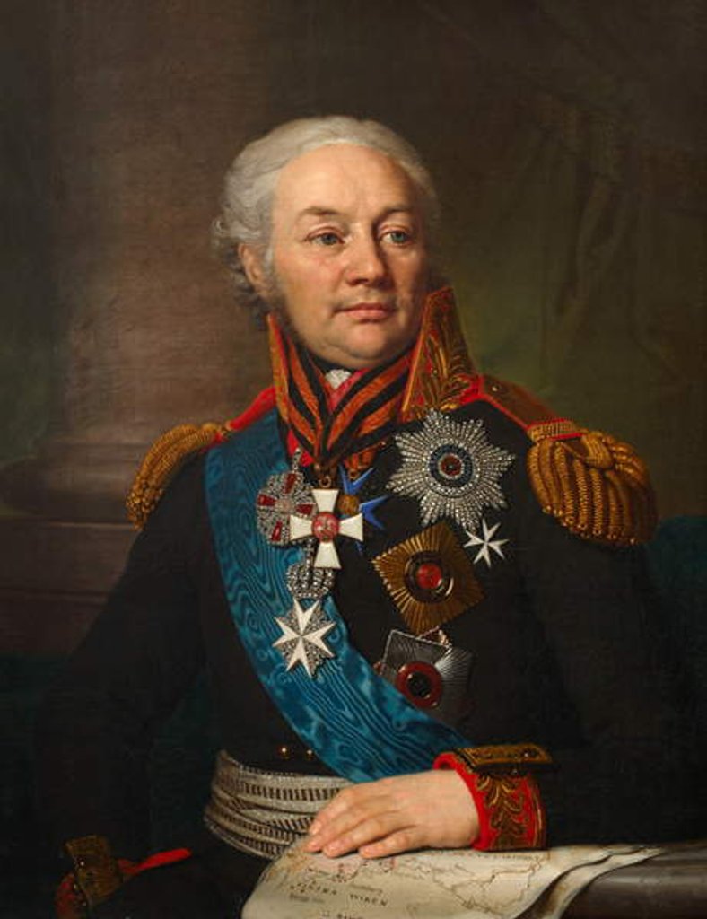 Detail of Count Friedrich von Buxhoeveden, 1809 by Vladimir Lukich Borovikovsky