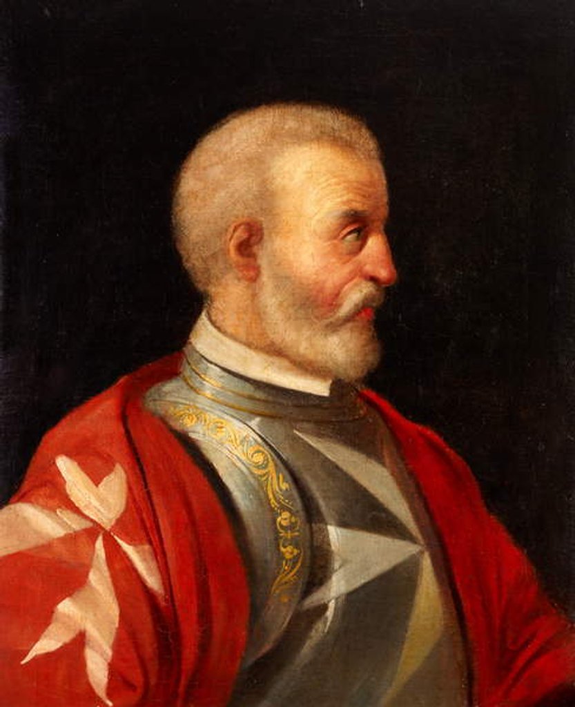Detail of Grand Master Giovanni Battista Orsini by Maltese School