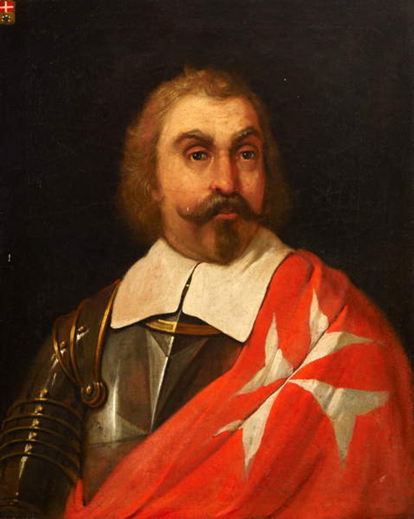 Detail of Grand Master Nicolas Cotoner by Maltese School