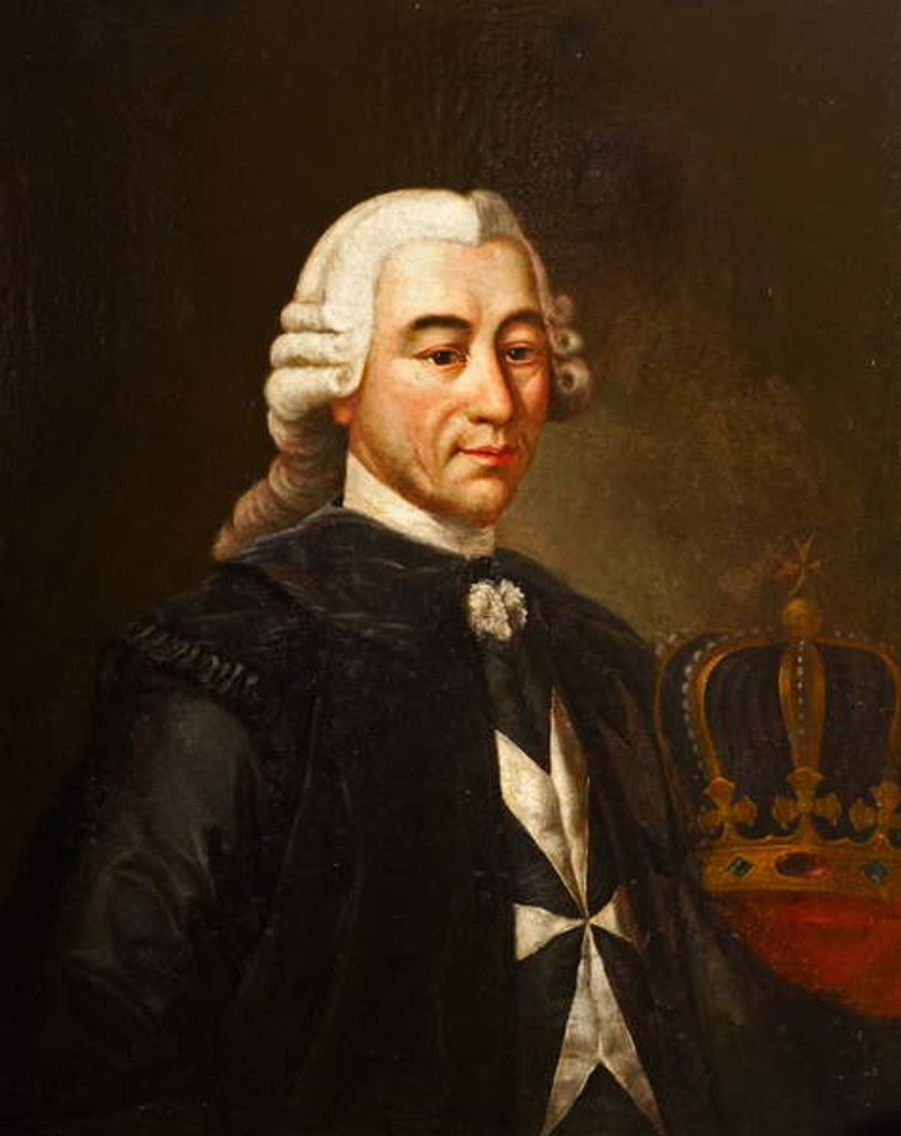 Detail of Grand Master Emmanuel de Rohan by Maltese School
