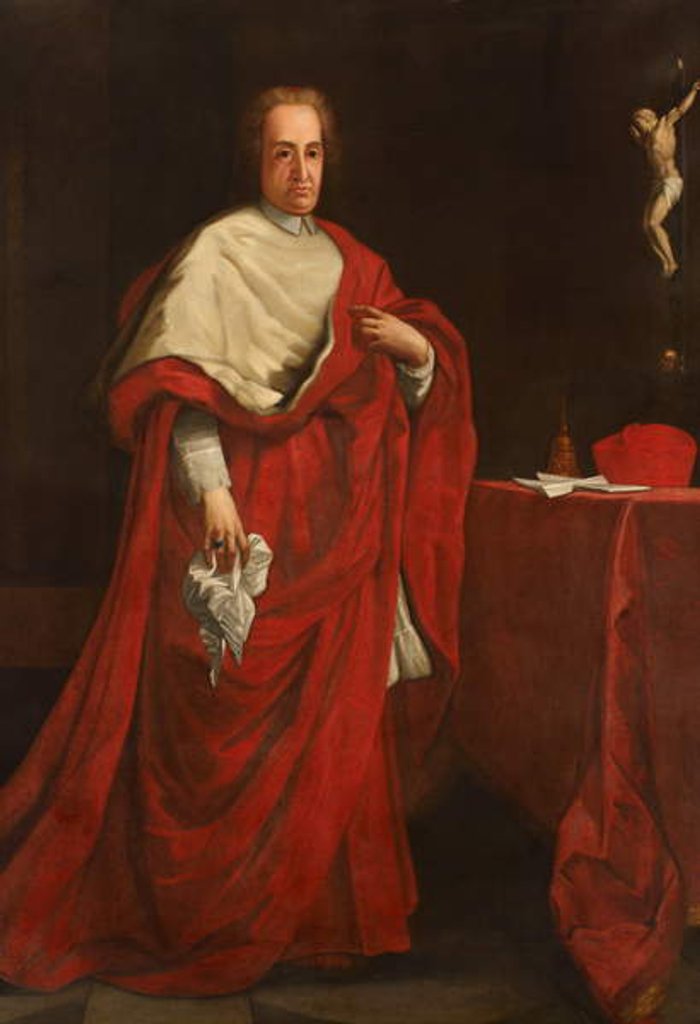 Detail of Cardinal Antonio Barberini, c.1660 by Carlo Maratti