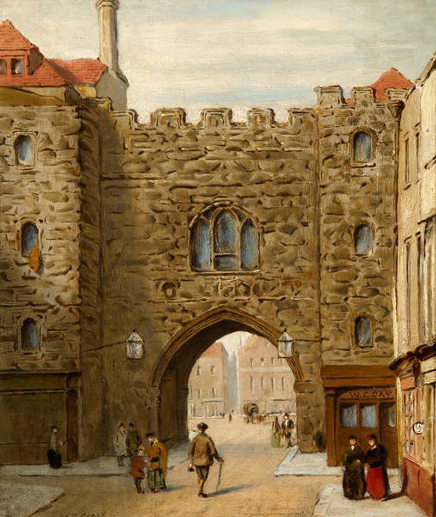 Detail of St. John's Gate from the South side by W.P. West