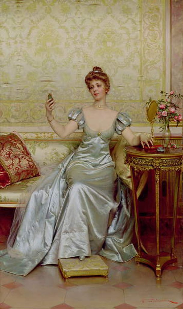 Detail of Vanity by Joseph Frederick Charles Soulacroix