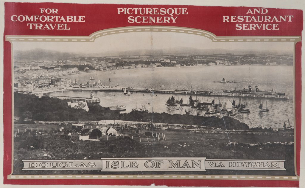 Detail of Isle of Man, Douglas via Heysham for Comfortable Travel, Picturesque Scenery and Restaurant Service by Unknown