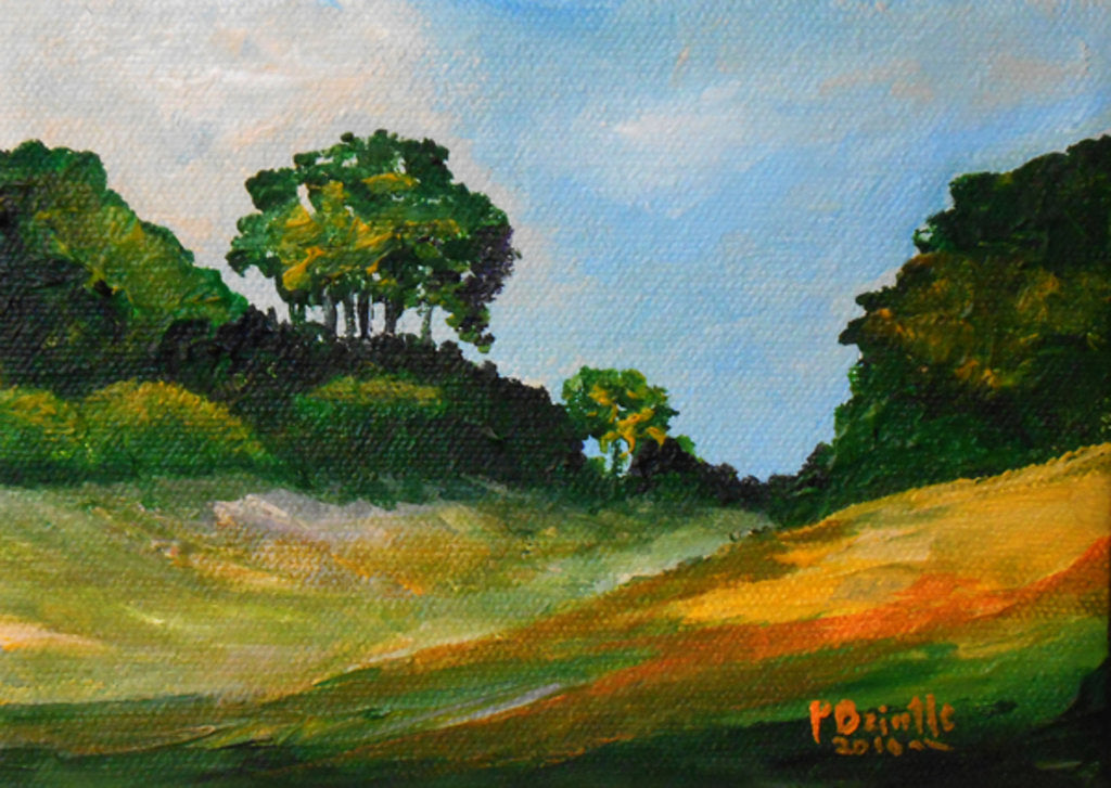 Detail of Chardonnette stroll, 2016 by Patricia Brintle