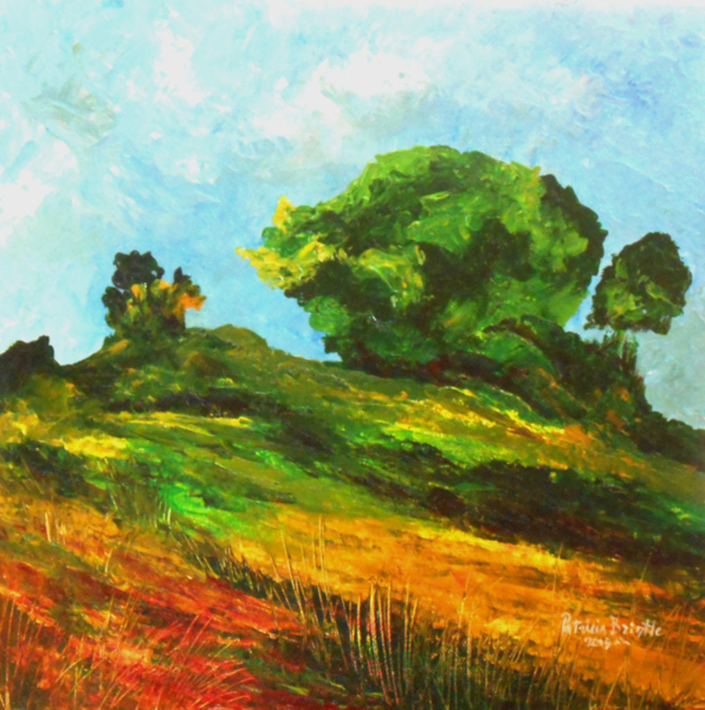 Detail of Road to Mayette, 2015 by Patricia Brintle