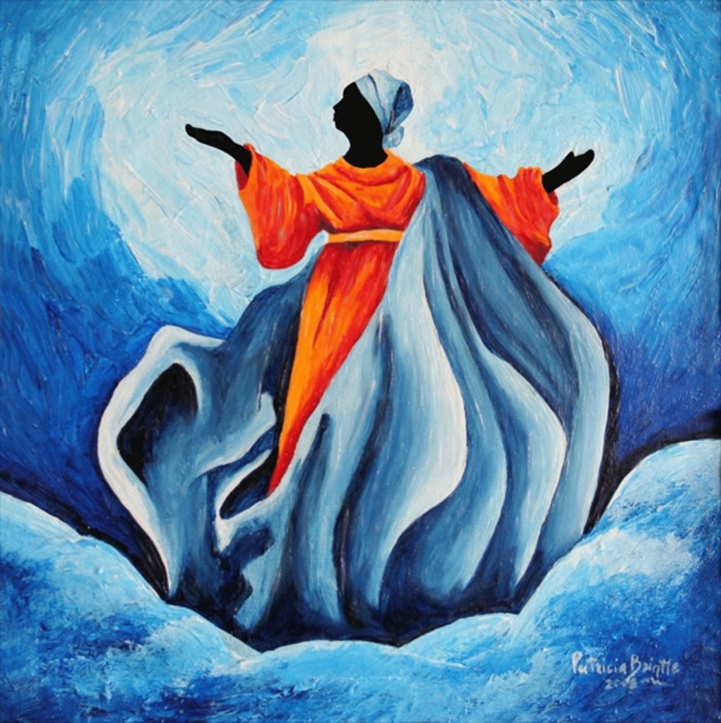 Detail of Madonna assumption - Sanctissima, 2008 by Patricia Brintle