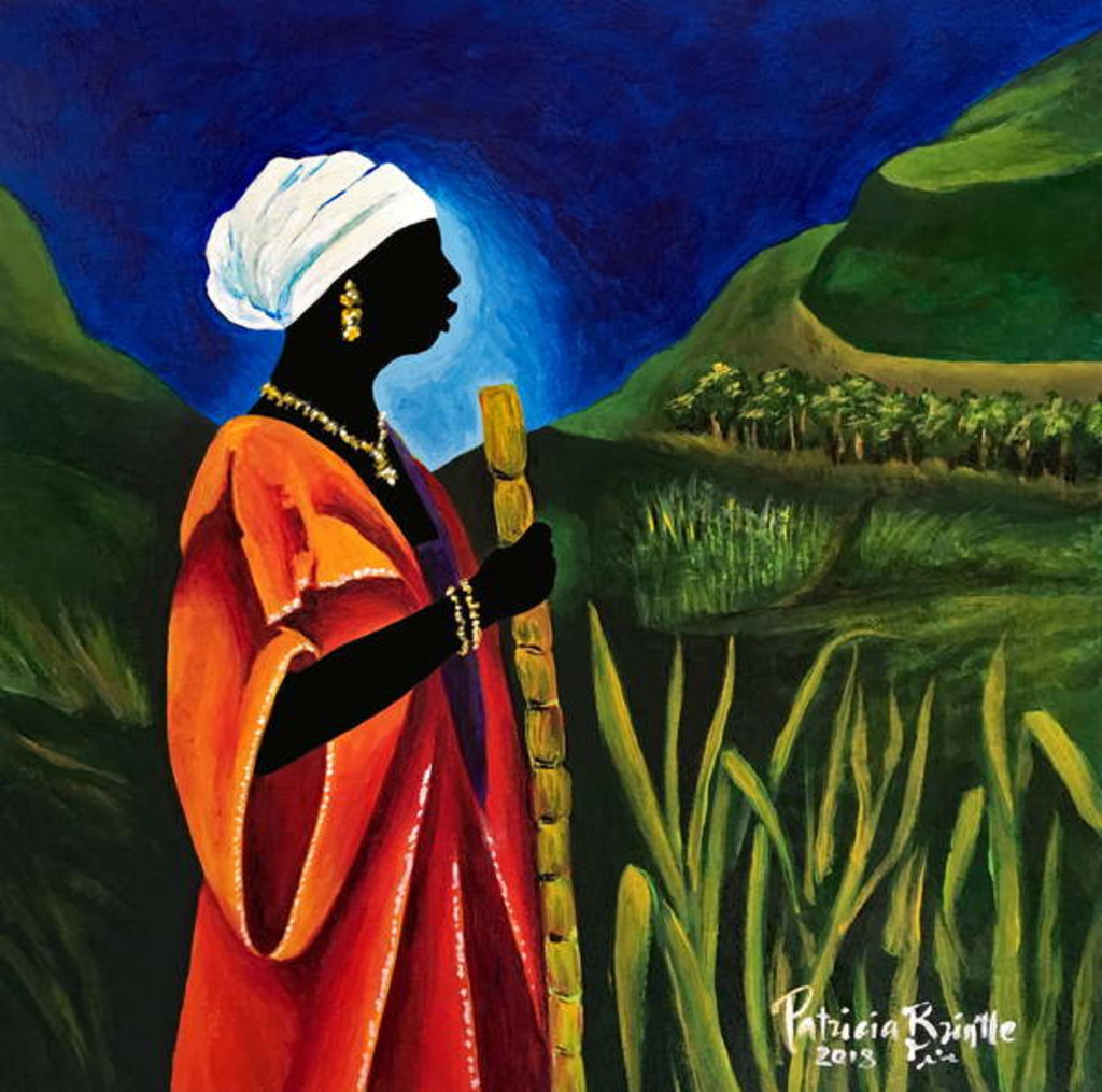 Detail of Sugarcane journey, 2018 by Patricia Brintle